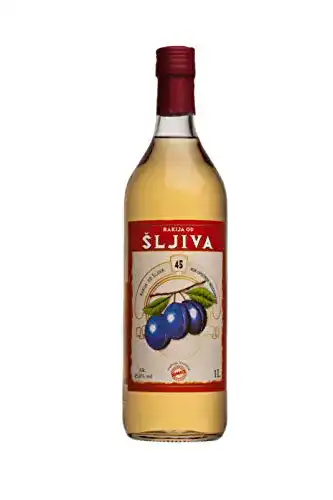 Sliwowitz Sliwowitz Simex Starker Pflaumenbrand goldgelber Rakija