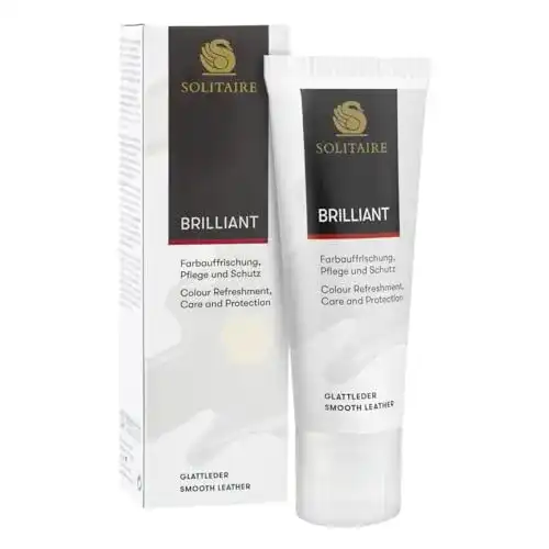 Schuhcreme weiß Solitaire BRILLANT 75 ml Schuh-Creme