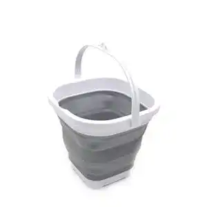 Falteimer SAMMART 2,6L Super Mini Square Faltbarer Plastikeimer