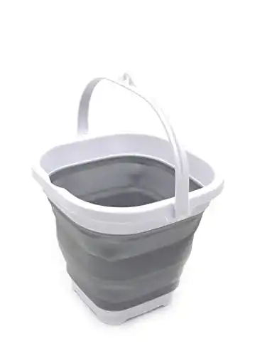 Falteimer SAMMART 2,6L Super Mini Square Faltbarer Plastikeimer