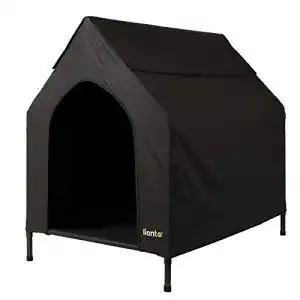 Hundeliege lionto Überdachte erhöhte Hundehütte (S)