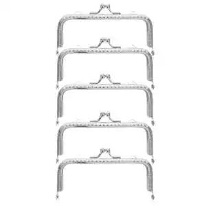 Taschenbügel Supvox 5 stücke Rahmen Handtasche, silber