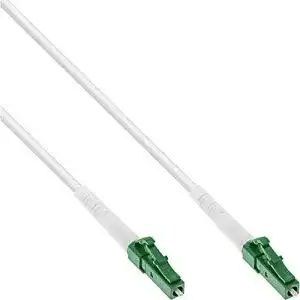 Glasfaserkabel InLine LWL Simplex Kabel, FTTH, LC/APC 8°