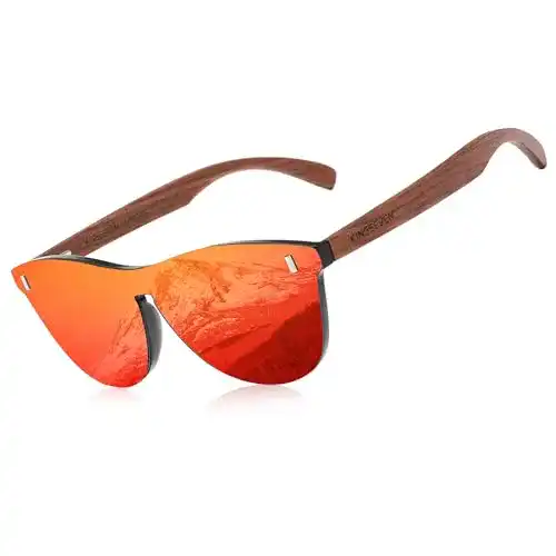 Kingseven-Sonnenbrille KINGSEVEN Bubinga Polarisierte Sonnenbrille