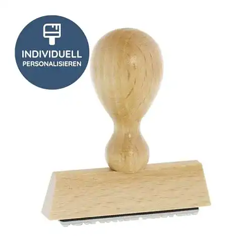Holzstempel STEMPEL-FABRIK Personalisierter Textstempel