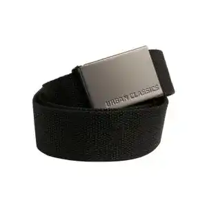 Gürtel Urban Classics Canvas Belt Unisex, Black, one Size