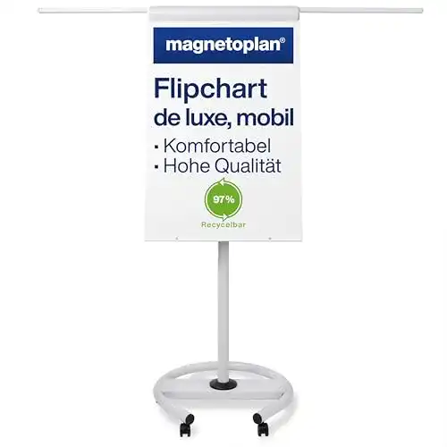 Flipchart magnetoplan 12270F13 Mobil, de Luxe