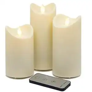 LED-Kerze Tronje LED Outdoor Kerzen, 3er Set mit Timer