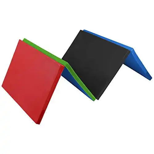 Gymnastikmatte ALPIDEX Klappbare Turnmatte für zuhause 300 x 120 x 5 cm