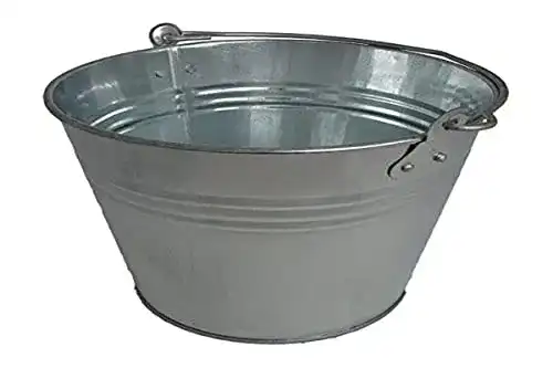 Zinkeimer Beast-Tools 10 Liter, Eimer verzinkt, Dekoeimer