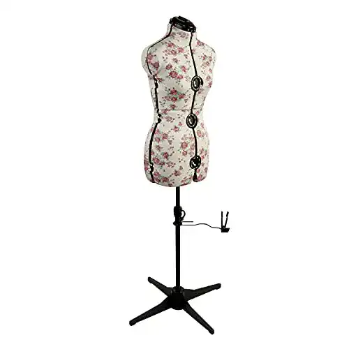 Schneiderpuppe verstellbar Sewing-Online Verstellbar, Floral