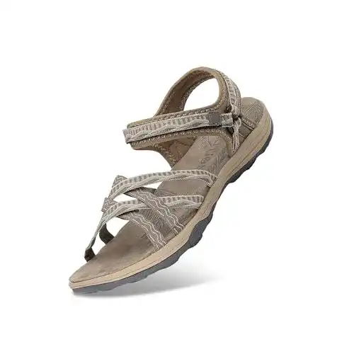Trekkingsandalen Damen GRITION Wandersandalen Sommer