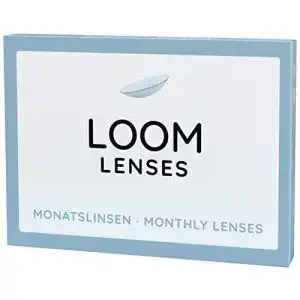 Multifokale Kontaktlinsen Loom Lenses Monatslinsen weich, 3 Stck