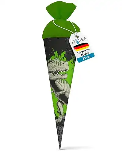 Schultüten Jungs itenga Geschwister Schultüte Zuckertüte T-Rex