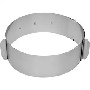 Tortenring chg 3305-00 mit Skala, Höhe: 8,5 cm, verstellbar