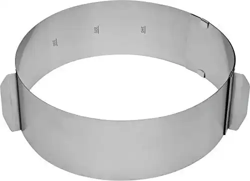 Die beste Tortenring chg 3305-00 mit Skala, Höhe: 8,5 cm, verstellbar 2026 Test Bestseller Tortenring chg 3305-00 mit Skala, Höhe: 8,5 cm, verstellbar