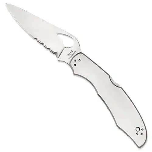 Spyderco-Messer Spyderco Cara Cara 2, Stainless Steel Handle