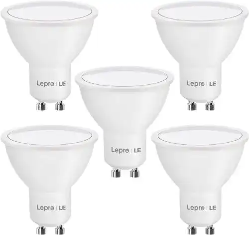 LED-Lampen LEPRO GU10 LED Lampe, 5W 450 Lumen LED 5er Pack