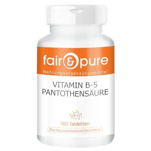 Vitamin B5 Fair & Pure Tabletten 200mg Pantothensäure