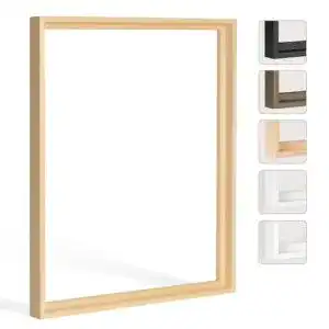 Schattenfugenrahmen Bildershop-24 LEMGO 50 x 70 cm Natur