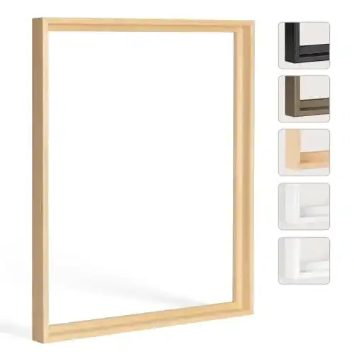 Schattenfugenrahmen Bildershop-24 LEMGO 50 x 70 cm Natur