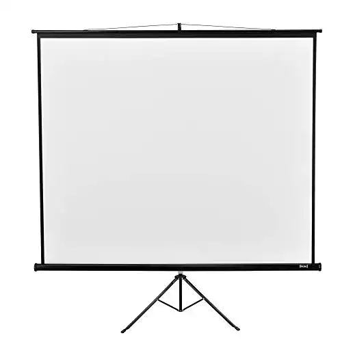3D-Leinwand in.tec Beamer Leinwand 200×200 cm Stativleinwand