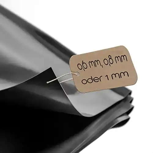 Teichfolie BooGardi PVC schwarz (wurzelfest), 2m x 2m x 1,0mm