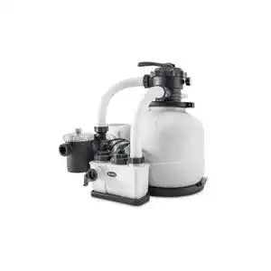 Salzelektrolyseanlage Intex – 230 V Sandfilterpumpe & Saltwater