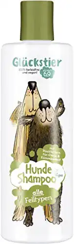 Hundeshampoo Glückstier, 250 ml, rückfettendes Shampoo