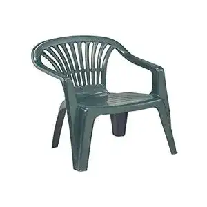 Monoblock-Stuhl vidaXL Monobloc stapelbarer Outdoor-Stuhl