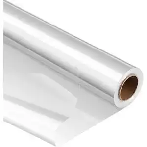 Cellophan KAHEIGN Klares Rolle UNGEFALTETE 80CM x 30M Zellophanfolie