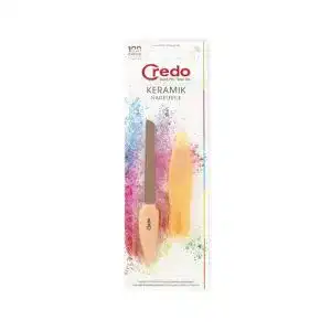 Keramik-Nagelfeile Credo Apricot, 3 Feilflächen