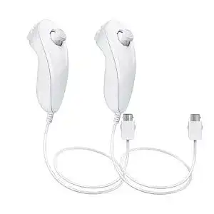 Wii-Nunchuk Mribo Wii Nunchuk Controller, 2 Packs Ersatz