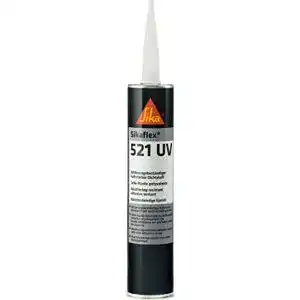 UV-Kleber Sika flex-521 UV Witterungsbeständig, 300ml Schwarz