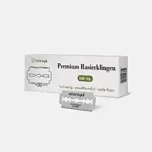 Rasierhobel-Klingen Ecoroyal Rasierklingen 100er Pack