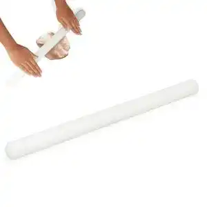 Nudelholz Kurtzy Polyethylen Pizzaroller Teigroller, 50 cm