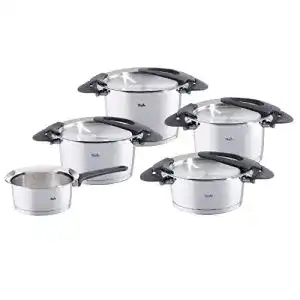 Fissler-Töpfe Fissler Intensa Edelstahl-Topfset, 5-teilig