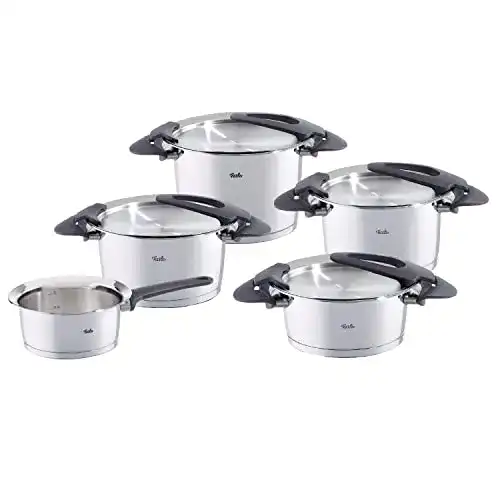 Fissler-Töpfe Fissler Intensa Edelstahl-Topfset, 5-teilig