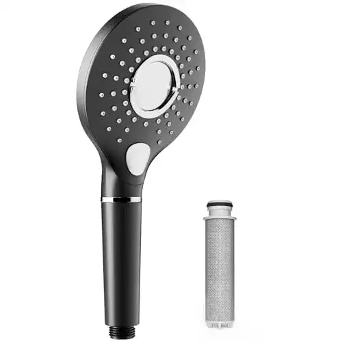 Duschkopf mit Kalkfilter Rainsworth, mit Antikalk-3 Modi Filtrieren