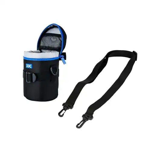 Die beste Objektivtasche JJC Deluxe Objektiv Tasche mit 1 x Umhängeband 2026 Test Bestseller Objektivtasche JJC Deluxe Objektiv Tasche mit 1 x Umhängeband