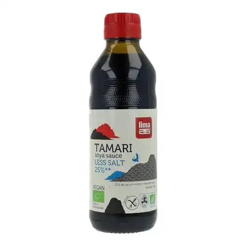 Sojasauce lima Tamari 25% weniger Salz, 500 g