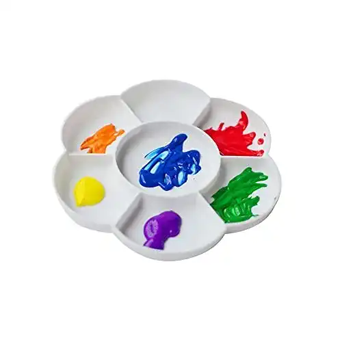 Farbpalette WADY Mischpalette in Blumenform, Kunststoff, 2 Stück
