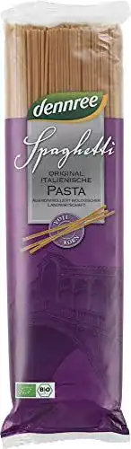 Spaghetti dennree Bio Hartweizen-Vollkorn- (2 x 500 gr)