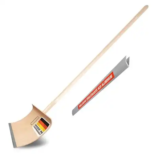 Schneeschieber Holz SHW-FIRE 59205 mit Aluminiumkante