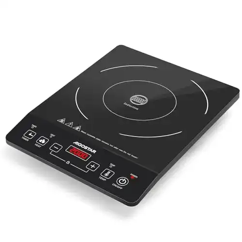 Einzel-Induktionskochfeld Aigostar Blackfire, 2000 W, Sensor Touch