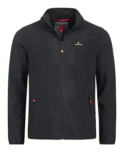 Fleecejacke Höhenhorn Badus Herren Fleece Jacke Schwarz