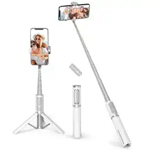Handy-Stativ ATUMTEK Bluetooth Selfiestick Stativ, erweiterbar