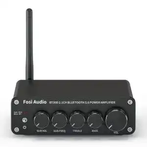 Hifi-Verstärker Fosi Audio BT30D, Bluetooth 5.0, 2.1-Kanal Mini
