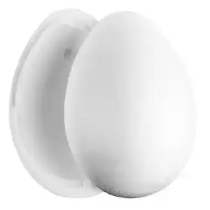 Styroporei Ideen mit Herz, 2-teilig, 30 cm hoch, Ø 21 cm, 2 Stück