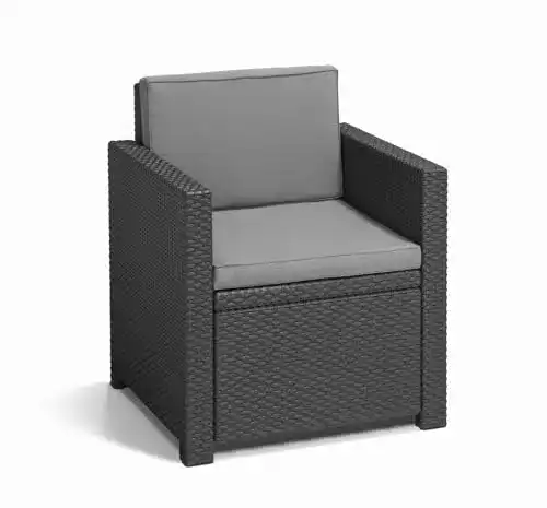 Rattansessel Allibert ” by Keter” Gartenlounge Sessel Victoria